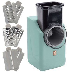 Многофункциональная овощерезка электрическая 3в1, Vegetable cutter / Кухонный слайсер / Терка для овощей 23456752301 фото