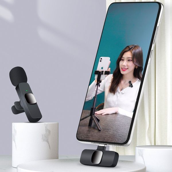 Мікрофон петличний бездротовий K8 для смартфона з Type-C / Мікрофон петличка на одяг / Мікрофон з прищіпкою 234566999 фото