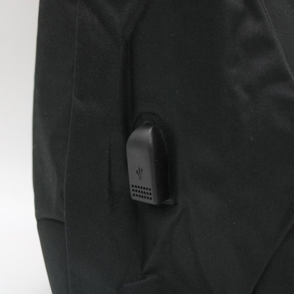 Городской рюкзак-антивор с USB (45х30х10 см) Bobby, Черный / Молодежный рюкзак для ноутбука 123456735 фото