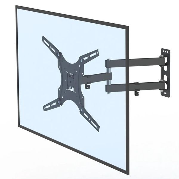 Кронштейн для телевизора 14"-55", 50 кг HDL-117-B-2 / Настенное поворотное крепление для ТВ 234560220 фото