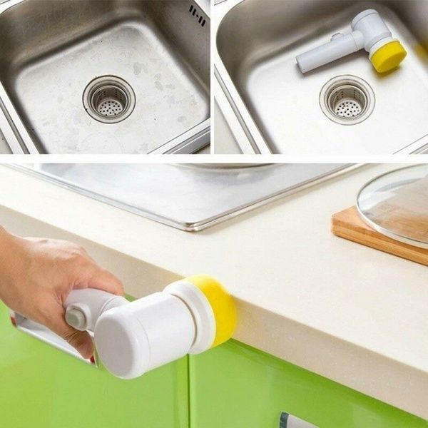 Електрична щітка для прибирання 3в1 Magic Brush / Бездротова акумуляторна щітка для чищення та прибирання 234568276 фото