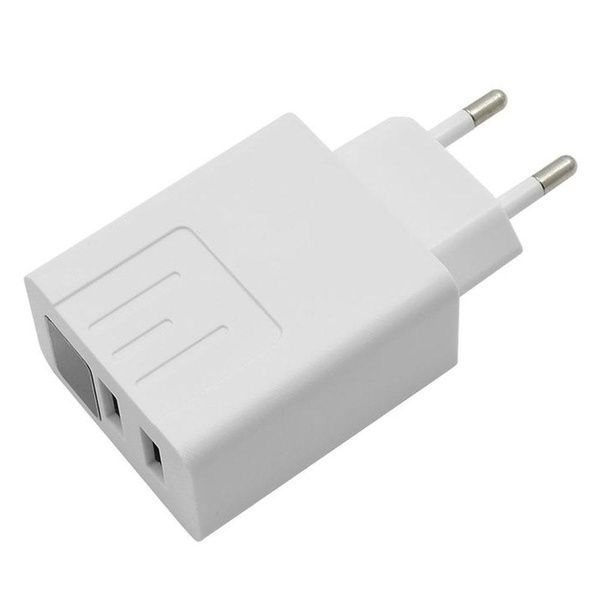 Зарядное устройство адаптер на 2 USB и LED дисплеем, 220В,QC03 5740 / Быстрая зарядка для телефона 23456385501 фото