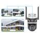 4G камера видеонаблюдения с солнечной панелью 2x2MP / Уличная IP камера с SIM-картой / Охранная камера 234577530 фото 3