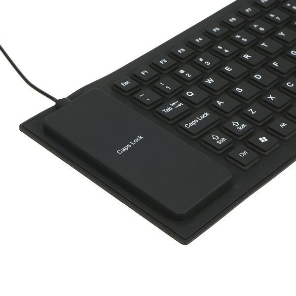 Гнучка клавіатура гумова для ноутбука та ПК USB FLEXIBLE KEYBOARD X3 / Дротова клавіатура 123462141 фото