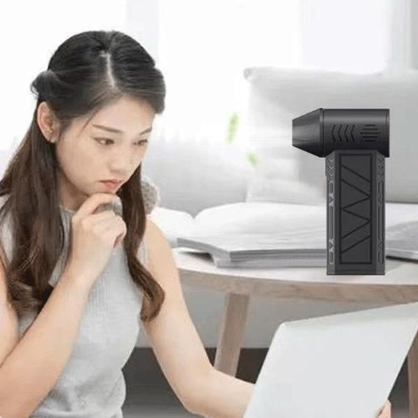 Портативный турбовентилятор 5000мАч, от USB, ZY7400-SE/PRO / Турбофен / Мини турбо вентилятор 234574655 фото