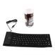 Гнучка клавіатура гумова для ноутбука та ПК USB FLEXIBLE KEYBOARD X3 / Дротова клавіатура 123462141 фото 4