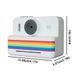 Дитячий фотоапарат з термодруком + 3 рулони паперу, USB, RAINBOW P7 / Дитяча фотокамера миттєвого друку 234582264 фото 9