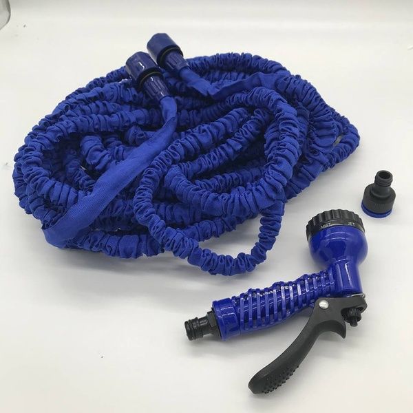 Шланг для полива 30 м XHOSE с распылителем / Поливочный шланг, растягивающийся / Садовый шланг 234566092 фото