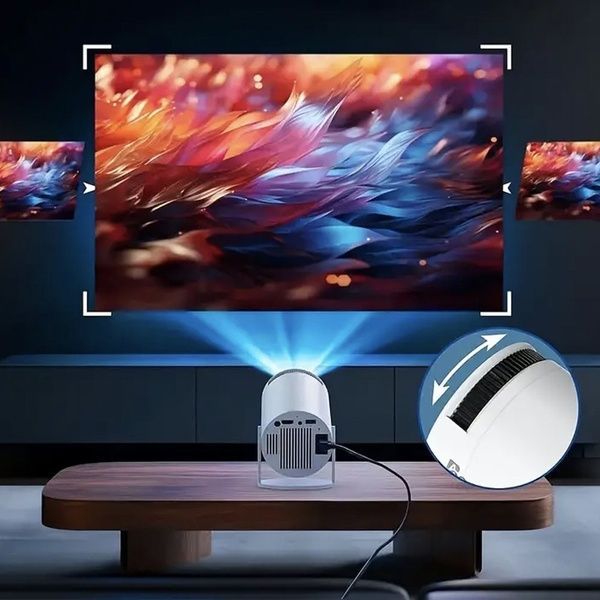 Портативный проектор для дома 130|, с WiFi, Bluetooth, Android 11 / Домашний мини проектор / Смарт проектор 234574584 фото