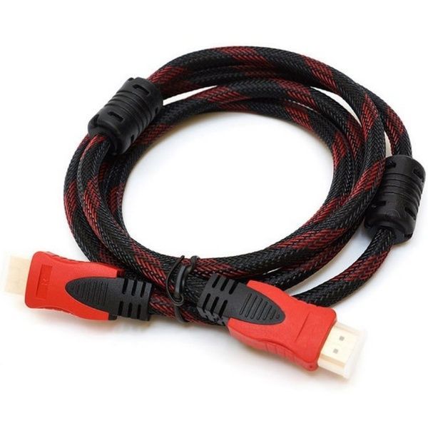 Кабель HDMI-HDMI 5м, с усиленной обмоткой / Шнур для телевизора с 2 фильтрами 23456548502 фото