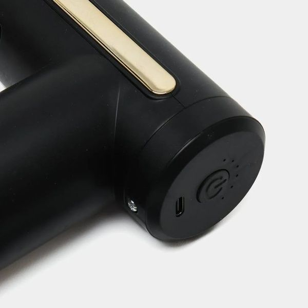 Ручной массажер перкуссионный + 4 насадки, с USB, Gun Massager / Портативный массажер / Вибромассажер для тела 23457343303 фото