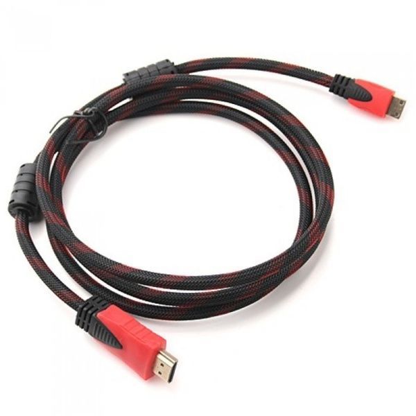 Кабель HDMI-HDMI 5м, с усиленной обмоткой / Шнур для телевизора с 2 фильтрами 23456548502 фото