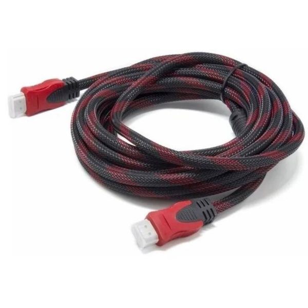 Кабель HDMI-HDMI 5м, с усиленной обмоткой / Шнур для телевизора с 2 фильтрами 23456548502 фото