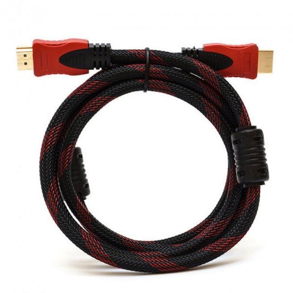 Кабель HDMI-HDMI 5м, с усиленной обмоткой / Шнур для телевизора с 2 фильтрами 23456548502 фото