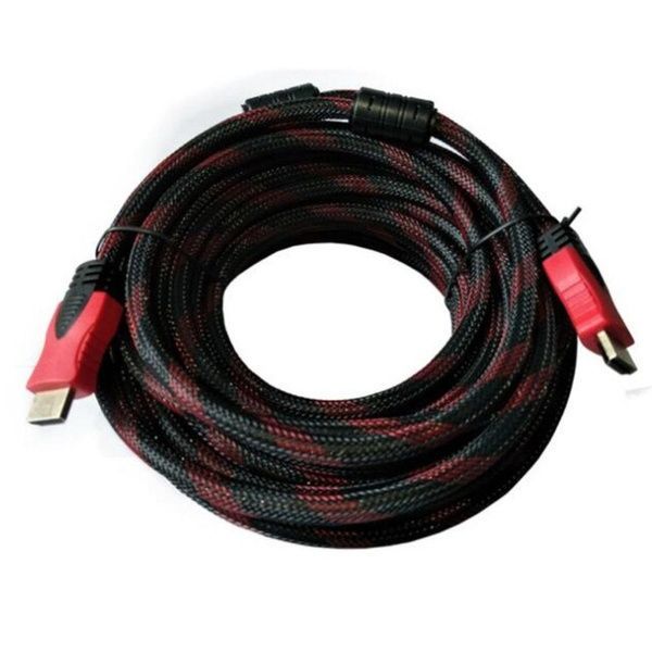Кабель HDMI-HDMI 10м, з посиленою обмоткою / Шнур для телевізора з 2 фільтрами 23456548501 фото
