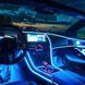 Світлодіодна стрічка для авто 3м, від USB, Синя / Діодна стрічка для автомобіля / Підсвічування для авто 234568494 фото 2