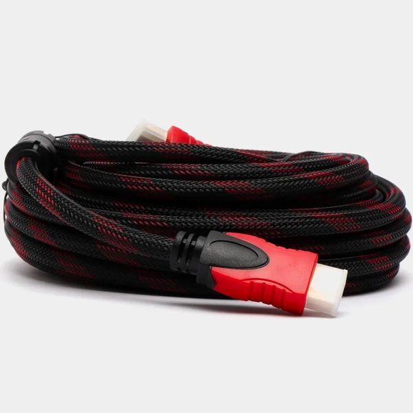Кабель HDMI-HDMI 15м, с усиленной обмоткой / Шнур для телевизора с 2 фильтрами 234560514 фото