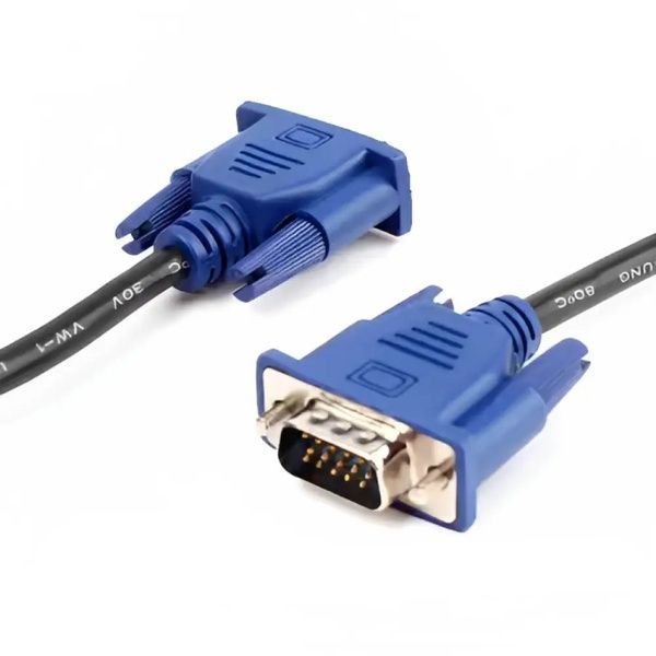 Кабель VGA-VGA, 10м, 3+4 / Шнур ВГА для монітора / Кабель vga для передачі відеосигналу 234567323 фото