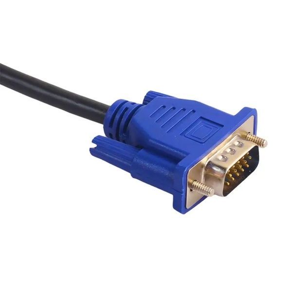 Кабель VGA-VGA, 10м, 3+4 / Шнур ВГА для монітора / Кабель vga для передачі відеосигналу 234567323 фото