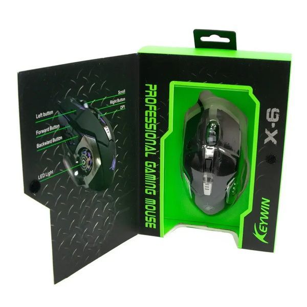 Мышка ведущая GAMING MOUSE X6 / Геймерская мышь / Мышка для ПК игровая 234562785 фото