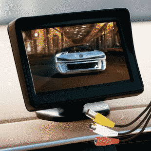 Автомонітор LCD 4,3'', для камери заднього виду / Автомобільний монітор для двох камер / Дисплей в машину 234561863 фото