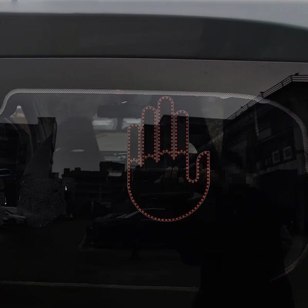 Підсвічування автомобільне LED-долоня на заднє скло з жестами + пульт, Hand Light / Світлодіодна рука 234571471 фото