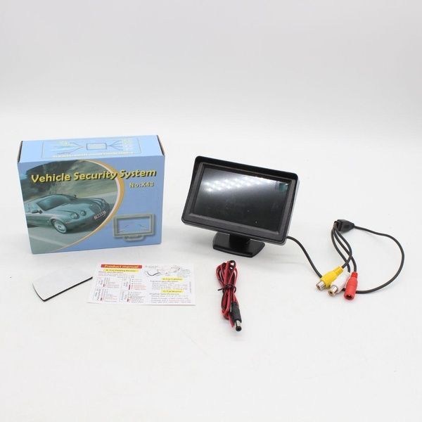 Автомонитор LCD 4,3'', для камеры заднего вида / Автомобильный монитор для двух камер / Дисплей в машину 234561863 фото