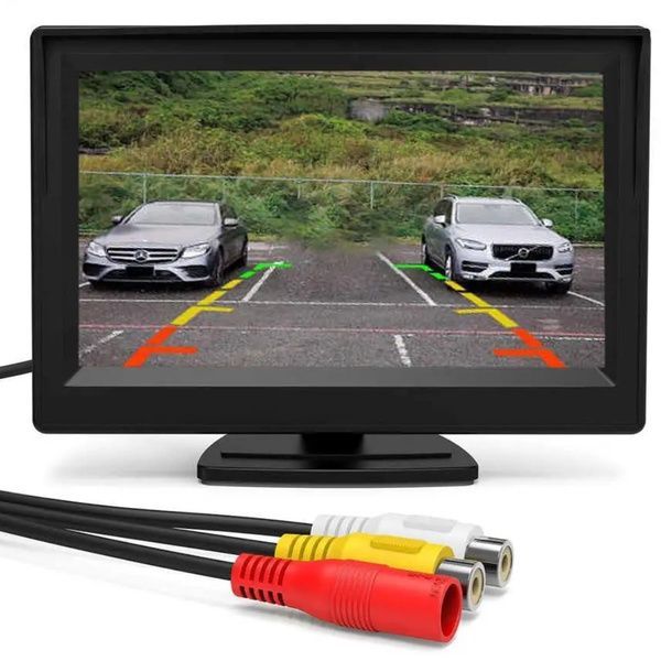Автомонитор LCD 4,3'', для камеры заднего вида / Автомобильный монитор для двух камер / Дисплей в машину 234561863 фото