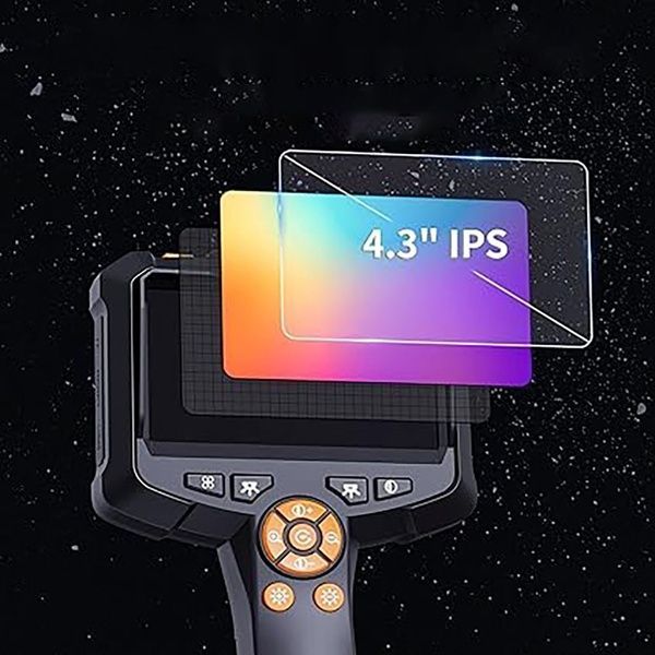 Ендоскоп для авто з монітором 4,3", 5м, 8мм камера, від USB / Ендоскопічна камера / Ендоскоп автомобільний 234591951 фото