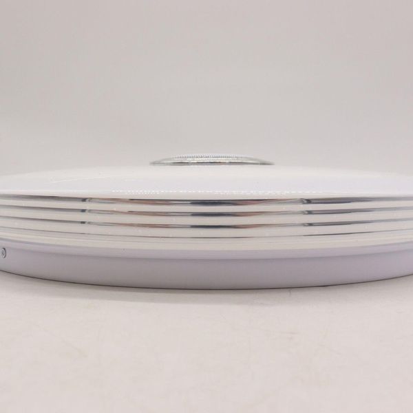 Світильник стельовий 60W, 38см RGB Lamp з Bluetooth колонкою / Кругла LED люстра з пультом керування 23456733701 фото