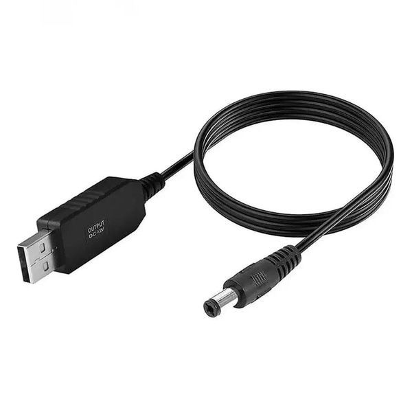Кабель для роутера 5V-12V DC 5,5x2,1mm / Кабель для WIFI роутера з перетворювачем напруги 234563898 фото
