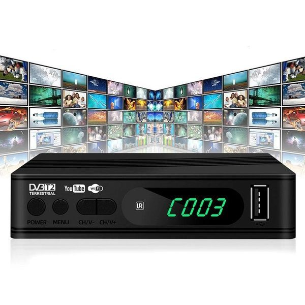 Тюнер с поддержкой wi-fi адаптера + пульт, DVB-T2 0967/ Цифровой эфирный тюнер Т2 / Приставка для телевизора 234561244 фото