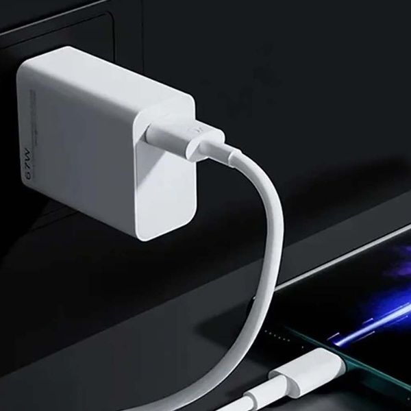 Мережевий зарядний пристрій 67W, USB / Адаптер зі швидкою зарядкою / Зарядка для телефону 234577340 фото