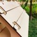 Годівниця для птахів 23х20х20см, з фанери / Вулична підвісна годівниця для пташок / Збірна годівниця 234573240 фото 5