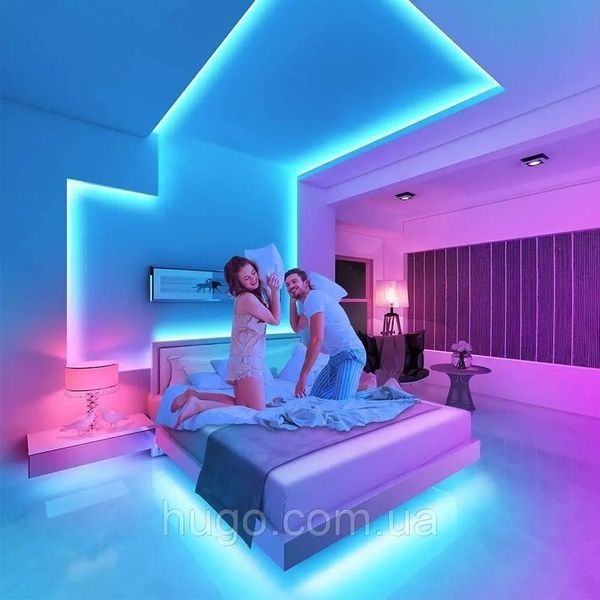 Гнучка неонова стрічка 5 м, LED NEON 12V-220V, Біла / Світлодіодна стрічка силіконова 234562829 фото
