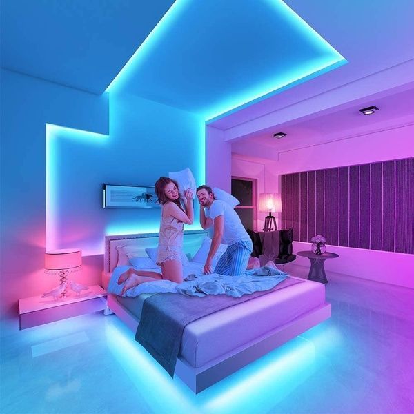Гнучка неонова стрічка 5 м, LED NEON 12V-220V, Синя / Світлодіодна стрічка силіконова 234562829 фото