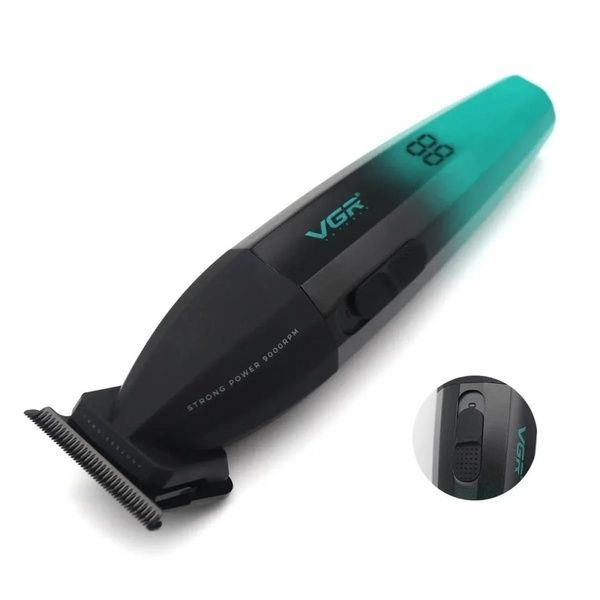 Акумуляторна машинка для стрижки, 4 насадки, USB, VGR V906 / Тример для стрижки волосся / Тример для бороди 234574704 фото