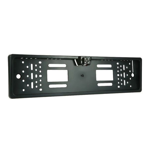 Камера заднего вида в рамке номера 4LED Black, с подсветкой / Рамка для номера с камерой / Держатель номера 234561279 фото