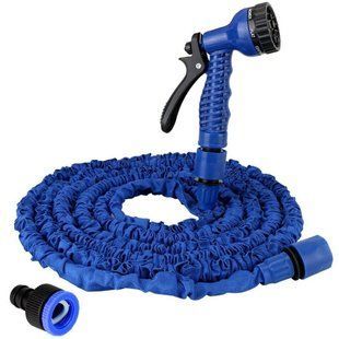 Шланг для поливу з розпилювачем, 30м, 7 режимів, Magic Hose / Розтягувальний шланг для саду / Садовий шланг 123459599 фото