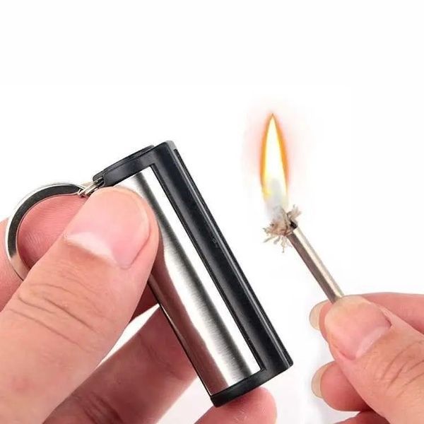 Нескінченний бензиновий сірник Make Fire / Вічна запальничка брелок / Засіб для розпалу вогню 234562985 фото