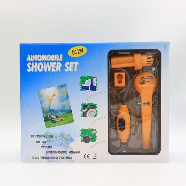 Автомобільний душ від прикурювача SHOWER SET AA2-2 / Портативний туристичний душ автомийка / Авто-душ 234566665 фото