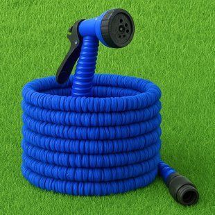 Шланг для поливу 60 м + розпилювач, V-HOSE / Садовий шланг що розтягується / Поливальний шланг 123456980 фото