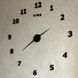 Часы настенные самоклеящиеся с цифрами от 60 до 90 см, DIY Clock NEW black / Часы, клеящиеся 234560402 фото 10