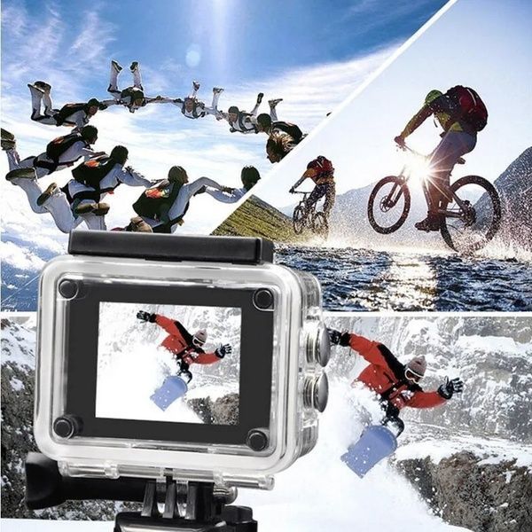 Спортивная экшн-камера 4K WiFi D800 с аквабоксом / Водонепроницаемая экшн видеокамера 234570929 фото
