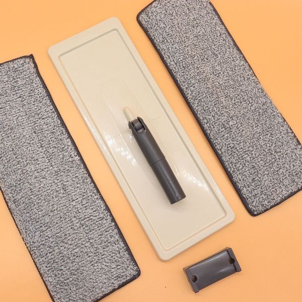 Швабра та відро 3,5л + 2 насадки, Scratch Cleaning Mop Grout-Aide № K12-69 / Набір для прибирання / Швабра ледарка 23456129401 фото
