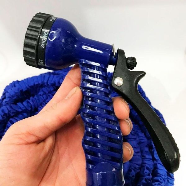 Шланг для поливу 75 м + розпилювач, V-HOSE / Садовий шланг що розтягується / Поливальний шланг 234567017 фото