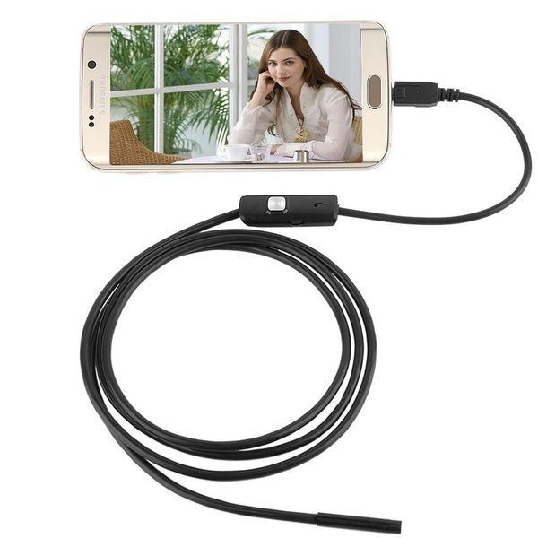 Эндоскоп мини камера для смартфона, 3,5м / Эндоскопическая гибкая USB камера / Бороскоп 234566643 фото