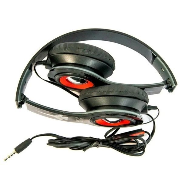 Навушники MDR KS-611 дротяні, Чорні / Накладні навушники для комп'ютера та смартфону 23456566601 фото