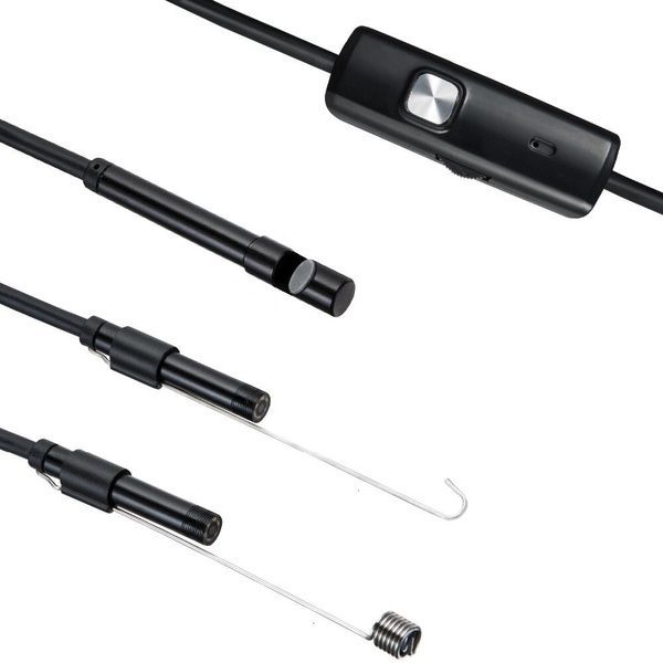 Эндоскоп мини камера для смартфона, 3,5м / Эндоскопическая гибкая USB камера / Бороскоп 234566643 фото