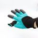 Садові рукавички з кігтями GARDEN GLOVES / Рукавички гумові для саду / Рукавички з пластиковими наконечниками 123459763 фото 5